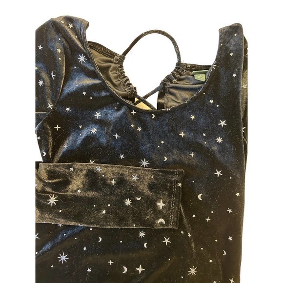 Wild Fable Womens Stars and Moon Bodysuit Size Small‎ Black - Picture 5 of 7